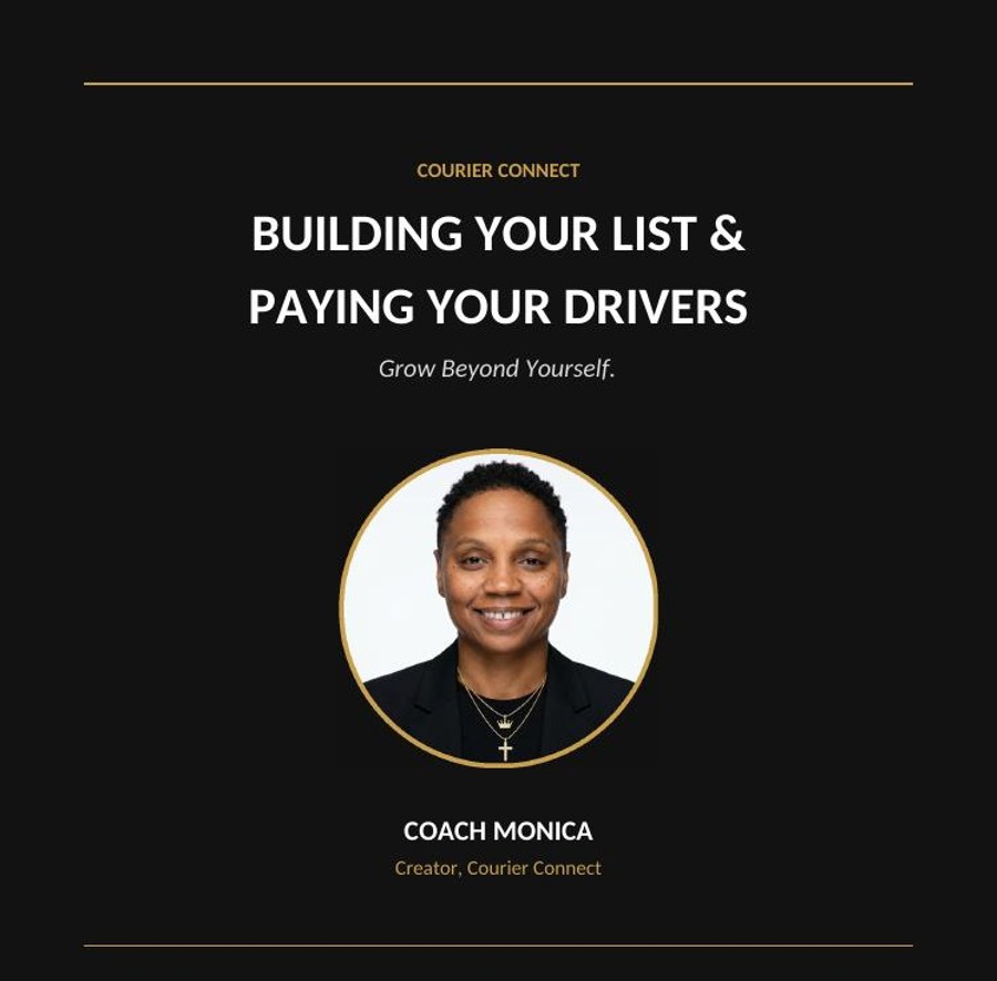 Building Your List & Paying Your Drivers cover